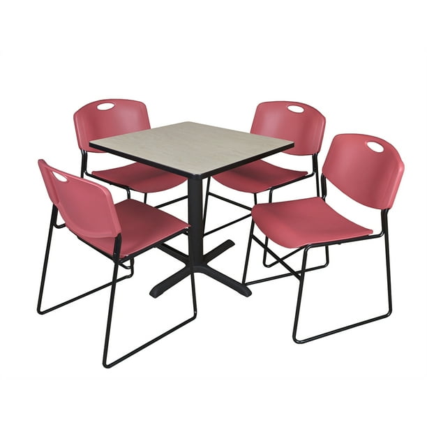 Maple Cain 30 Square Breakroom Table